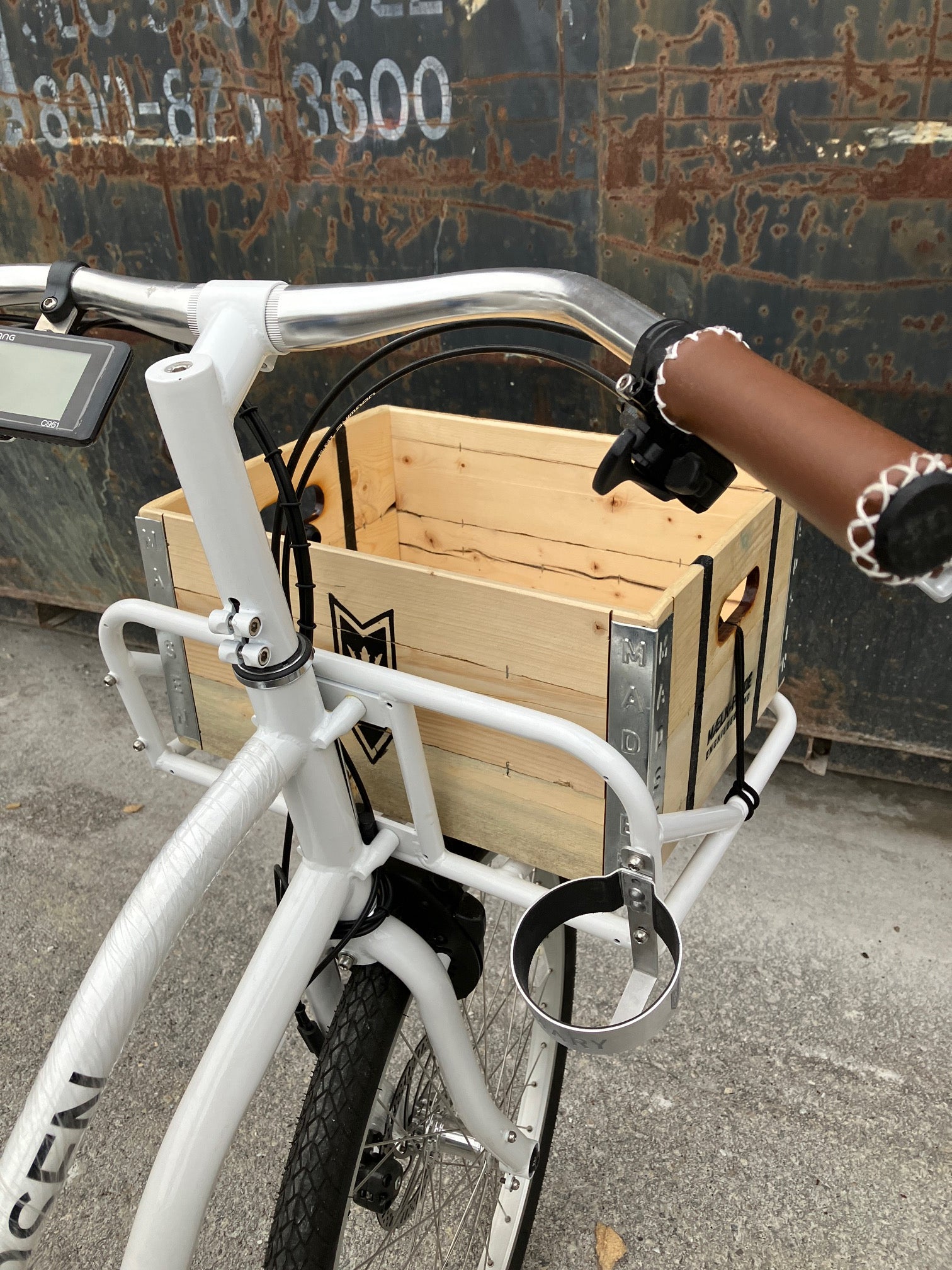 Attach crate discount to bike rack